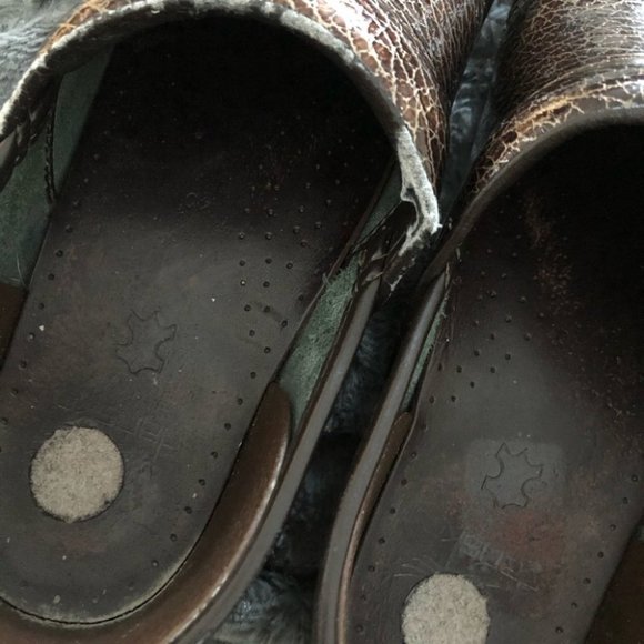 Dansko Brown Metallic Clogs Nursing Shoes: Size 9/40 - Picture 14 of 14